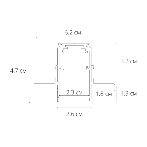 Шинопровод  Arte Lamp LINEA-ACCESSORIES A471133 фото 9