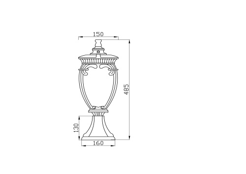 Ландшафтный светильник Maytoni Outdoor  Fleur O414FL-01BZ фото 5