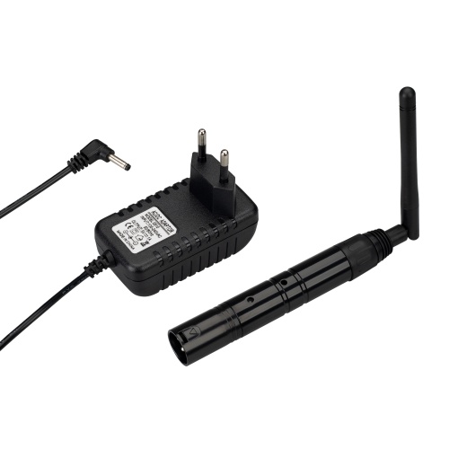 Усилитель ARLIGHT SMART-DMX-Transmitter Black (5V, XLR3 Female, 2.4G) 028416