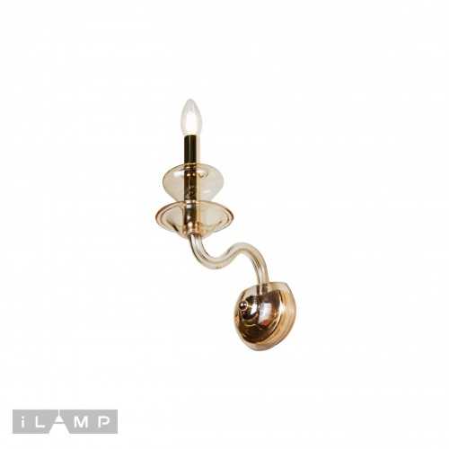 Бра iLAMP Mercury W9448-1 Gold фото 4