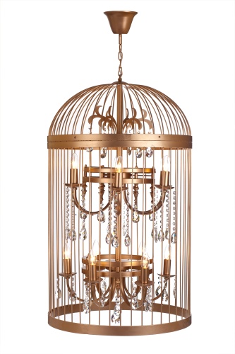 Люстра MAK-interior Birdcage D60 Gold BC08-12G