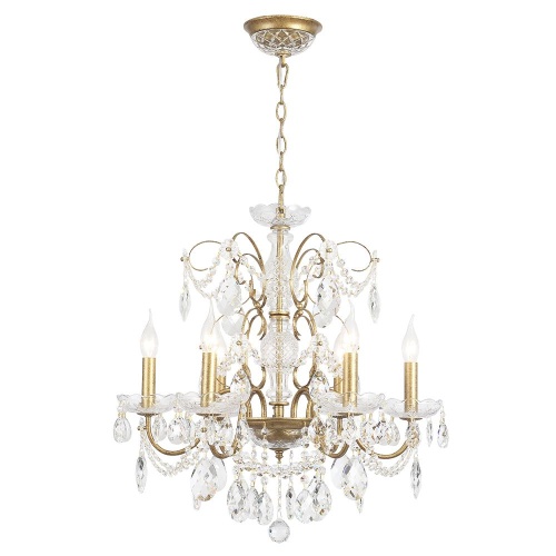 Люстра Crystal Lux ODELIS SP6 GOLD фото 4
