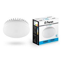 Лампа cветодиодная Feron 15W GX53 6400K 25869