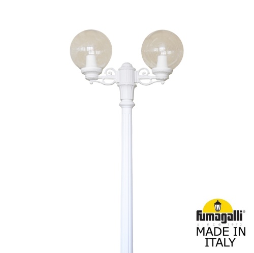 Садово-парковый фонарь Fumagalli GLOBE 250 белый, прозрачный G25.156.S20.WXF1R фото 9