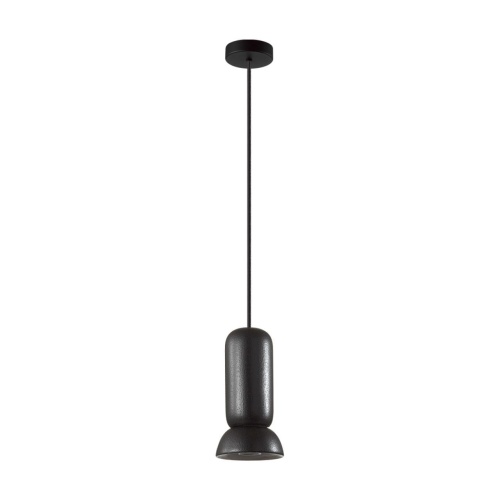 Подвес Odeon Light PENDANT ODL24 315 KERAMA черный/металл/керамика GU10 LED 4W  5054/1D