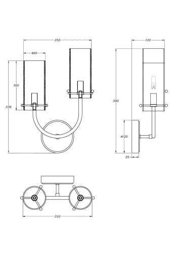 Бра Maytoni Neoclassic Arco MOD223WL-02BS1 фото 10