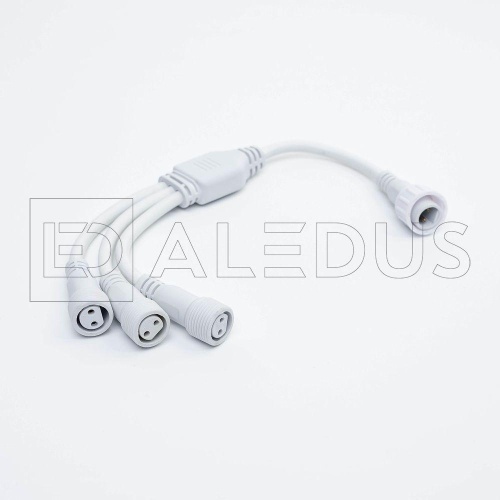 Разветвитель ALEDUS 1-3, 2Pin, белый SP-3Lines-W фото 5