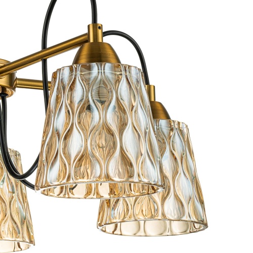 Подвесной светильник Escada 1125/5PL E27*40W Brass фото 5