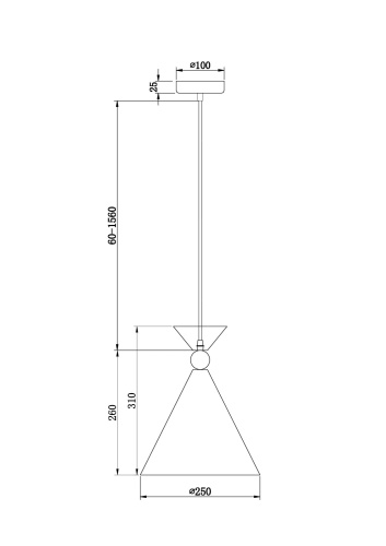 Подвесной светильник Freya FR5392PL-01GR фото 3