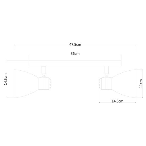 Спот Arte Lamp Mercoled A5049AP-2GY фото 3