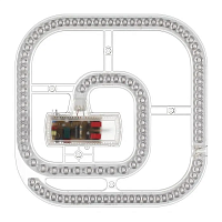 LED модуль с драйвером и линзованным рассеивателем на магнитах с ДУ NovoTech 357780