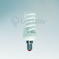 Лампа Lightstar энергосберегающая люминесцентная под цоколь E14 13W 220V, холодный свет, 927144