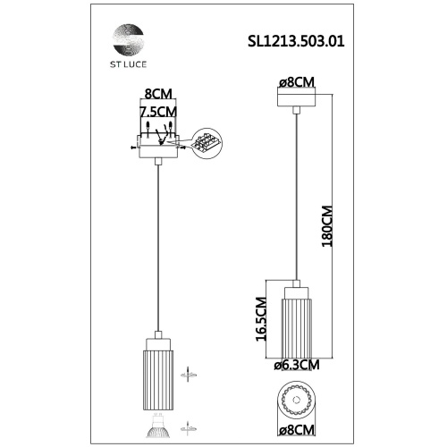 Подвес ST Luce KENDO SL1213.503.01 фото 6