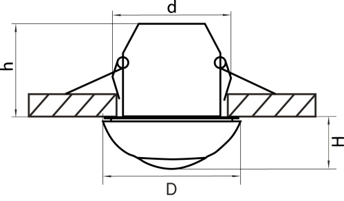 Светильник точечный встраиваемый Modo 006870 фото 3