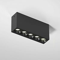 Светильник потолочный светодиодный Elektrostandard 10W 3000K черный Block 25108/LED