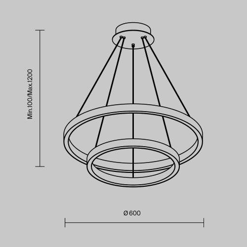 Подвесной светильник Maytoni Rim MOD058PL-L55BSK фото 7