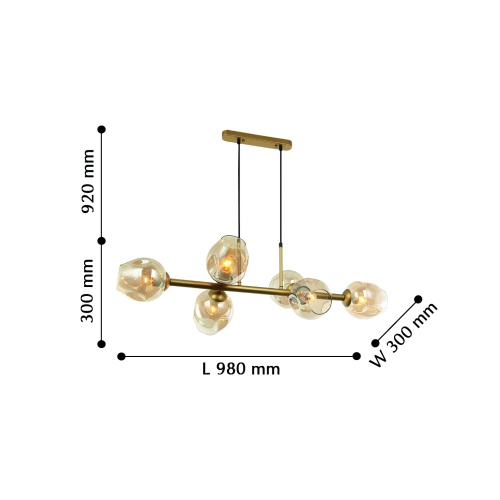 Подвесная люстра Favourite Traube 2362-6P фото 3