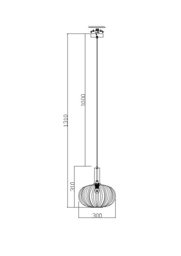 Подвесной светильник Freya FR8012PL-01GN фото 8