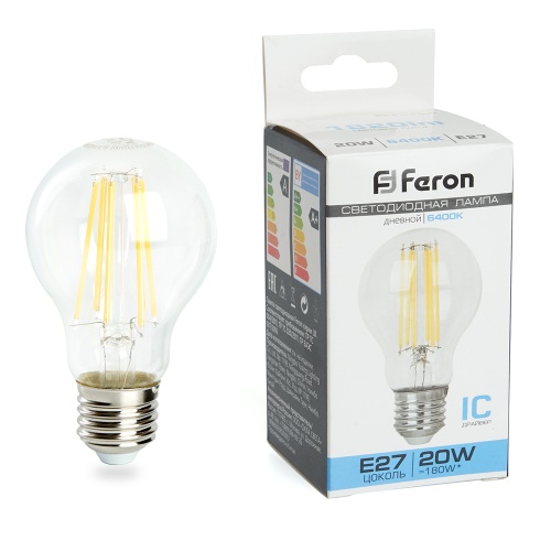 Лампа светодиодная Feron 20W E27 6400K 48285