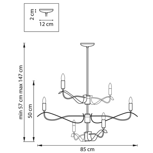 Люстра Lightstar Ragno 733267 фото 8