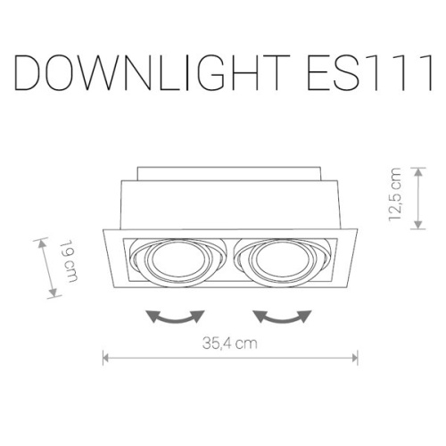 Встраиваемый светильник DOWNLIGHT 9574 фото 3