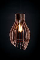 Подвесной деревянный светильник Woodshire Вайнлайн 0745pl