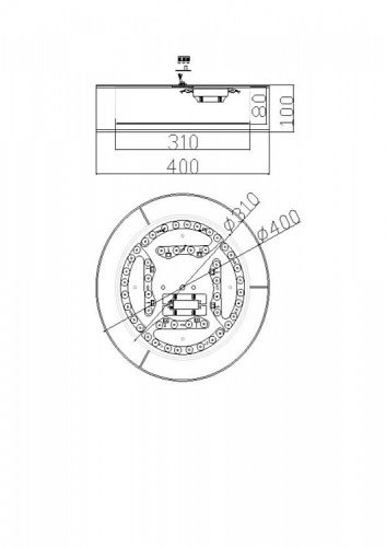 Потолочный светильник Freya LED Zoticus FR6005CL-L36G фото 5