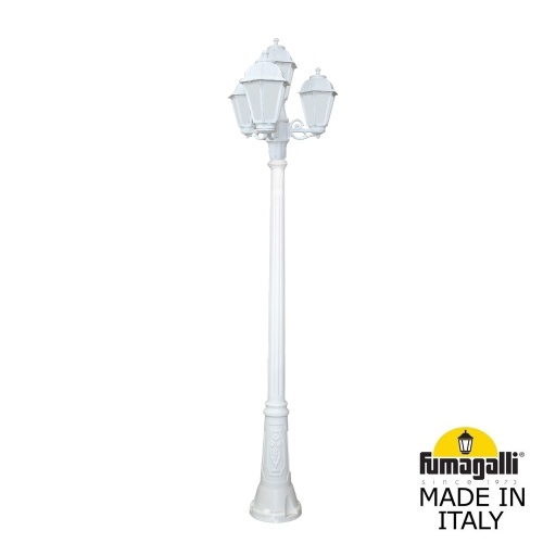 Садовый светильник-столб FUMAGALLI SABA белый, бежевый K22.156.S31.WYF1R