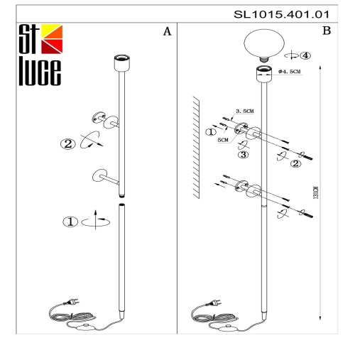 Бра ST Luce GANTE SL1015.401.01 фото 11