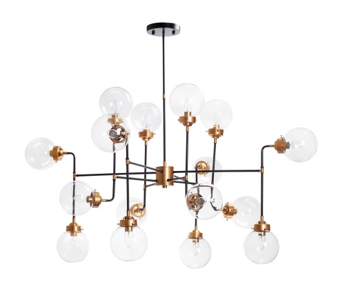 Люстра MAK-interior Bistro WTL2154-16BK-CL