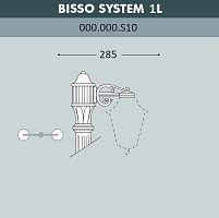 Консоль для паркового фонаря Fumagalli консоль BISSO 000.000.S10.A0