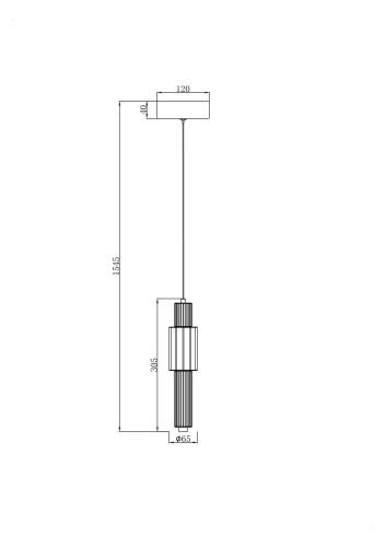 Подвесной светильник Maytoni Verticale MOD308PL-L9CG3K фото 7