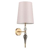 Бра Odeon Light CLASSIC ODL24 305 HOMI античн.бронза/беж.абажур/металл/керамика Бра E27 1*60W  5040/1W