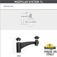 Консоль для паркового фонаря Fumagalli консоль MIDIPILAR 000.000.A10.A0