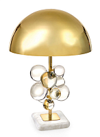 Лампа настольная IST CASA MOLECULE с прозрачными шарами, 30х51 см, золото IST-721casa