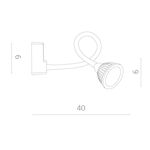 Бра Arte Lamp Cercare A4107AP-1WH фото 3