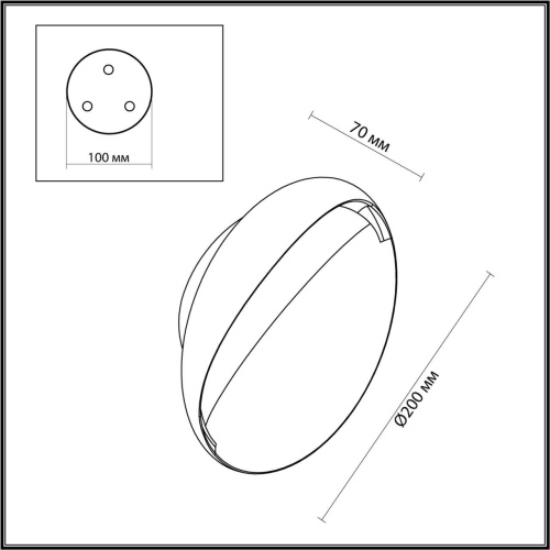 Настенный светильник Odeon Light VELA 7004/7WL фото 3