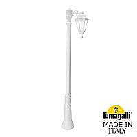 Садовый светильник-столб FUMAGALLI RUT белый, прозрачный E26.156.S10.WXF1R