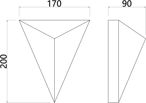 Бра Arte Lamp TRAPEZE A2033AP-1WH фото 9