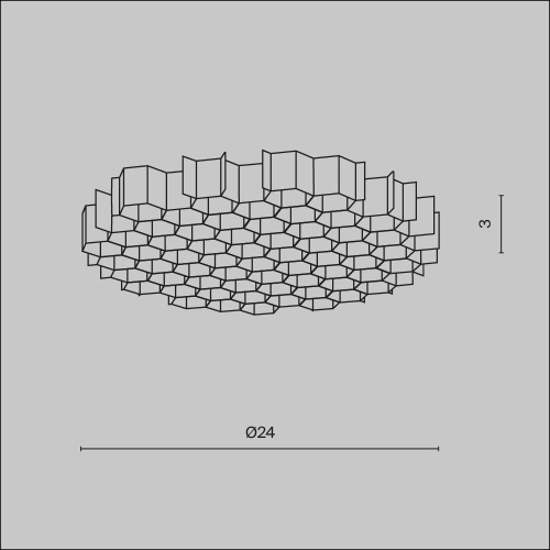 Комплектующие для светильника Maytoni Focus T HoneyComb-D24 фото 6