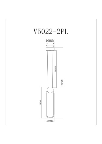 Светильник Moderli Store V5022-2PL фото 4