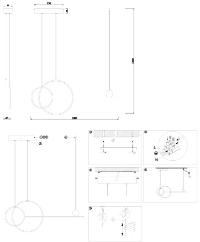 Подвесной светильник Simple Story 1175-LED40PL фото 3