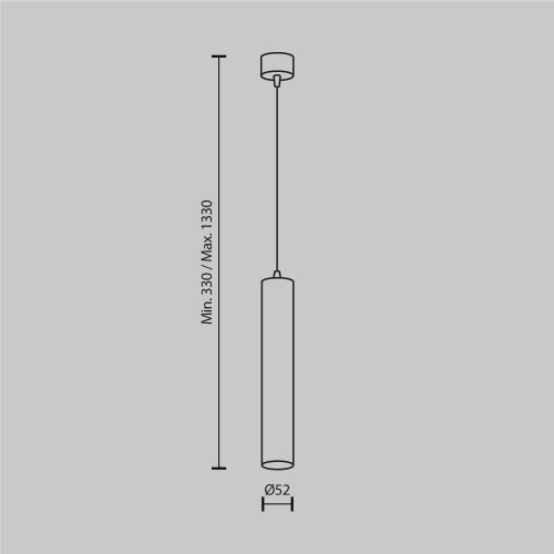 Подвесной светильник Maytoni FOCUS LED P072PL-L12B4K-1 фото 4