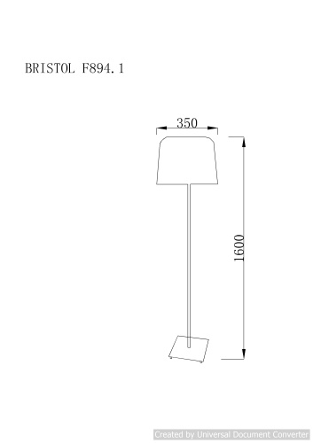 Торшер BRISTOL F894.1 фото 4