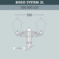 Консоль для паркового фонаря Fumagalli консоль BISSO 000.000.S20.A0