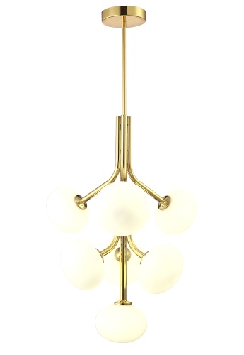 Люстра Crystal Lux ALICIA SP7 GOLD/WHITE фото 4