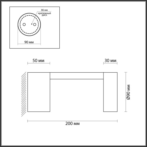 Уличный настенный светильник Odeon Light NATURE ODL24 черный/металл  IP65 LED 10W 4000K AC85-265V TION 6657/10WL фото 5