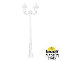 Садовый светильник-столб FUMAGALLI RUT белый, прозрачный E26.157.R20.WXF1R