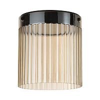 Потолочный светильник Odeon Light черный/светл.янтарный/металл/стекло LED 20W 4000К 2238Лм PILLARI 5047/20LC