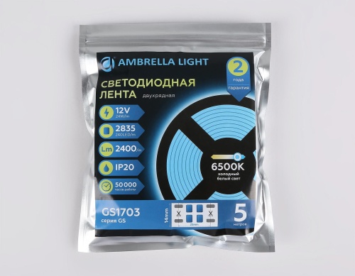 Светодиодная лента Ambrella двухрядная Light GS1703 фото 9